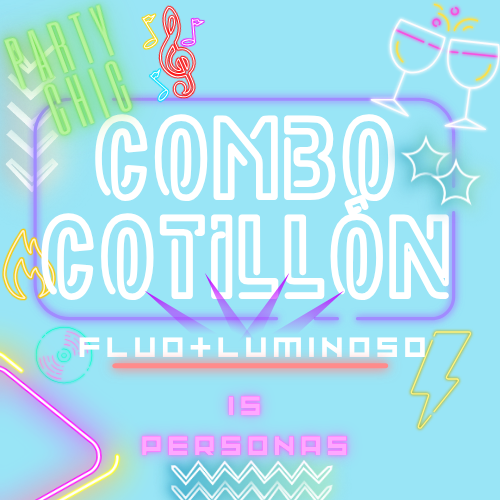 Producto - Combo cotillón Fuo+Luminoso 15 personas