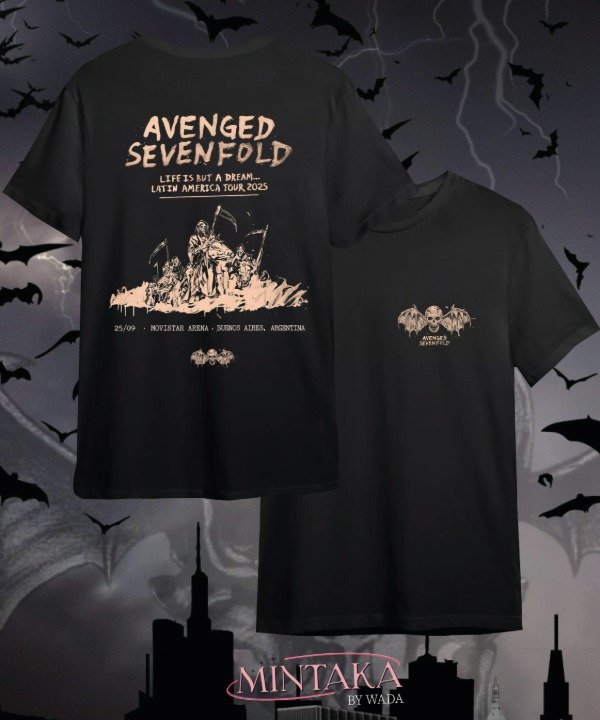 Producto - a7x x Life is But a Dream doble estampa