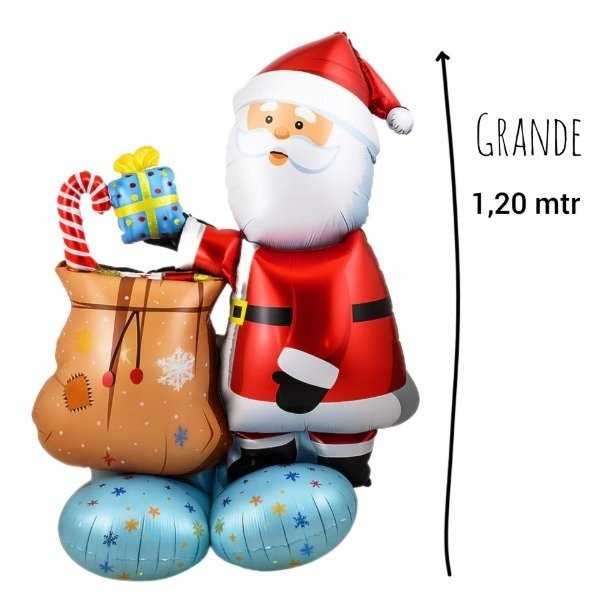 Producto - Globo de Navidad "Papa Noel con Base" x1,20m
