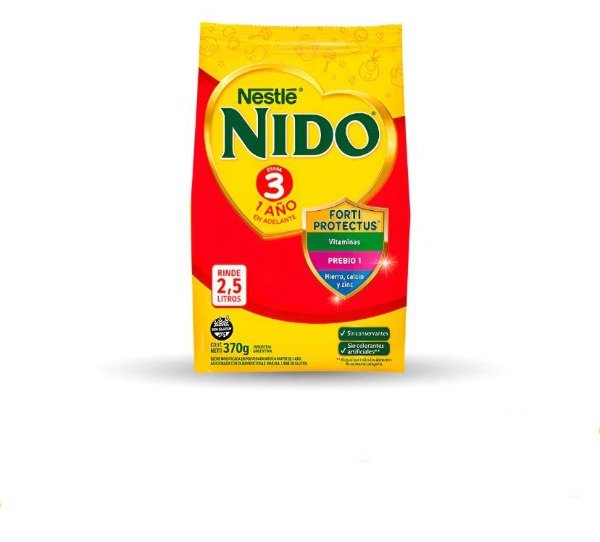 Producto - Leche en Polvo Nestle Etapa 3 -1 años en adelante- x 370gr