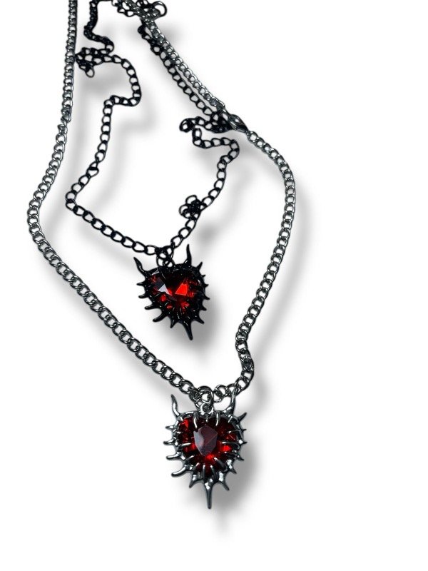 Producto - Collar corazón espinas