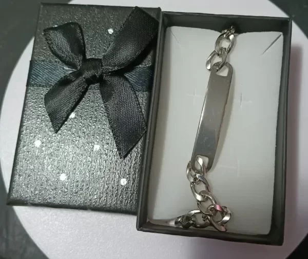 Producto - Pulsera Adulto acero quirurgico personalizada (unisex) - 2