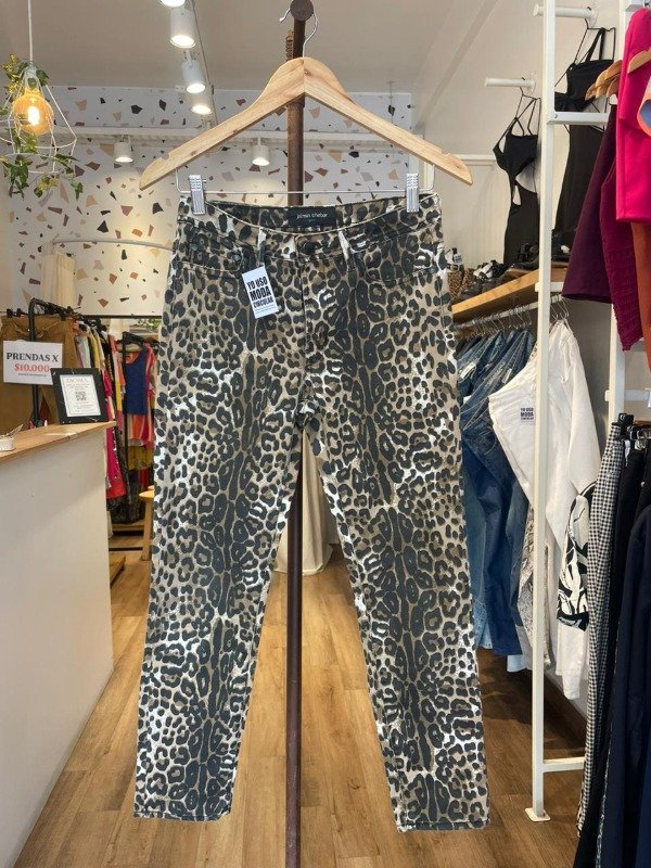 Producto - Jean animal print Jazmin Chebar talle 34