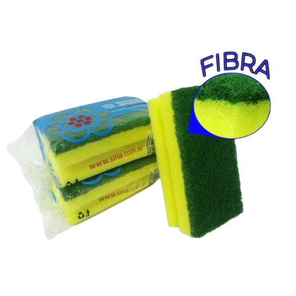 Producto - ESPONJA COCINA SALVAUÑAS XL SINA  x 12u