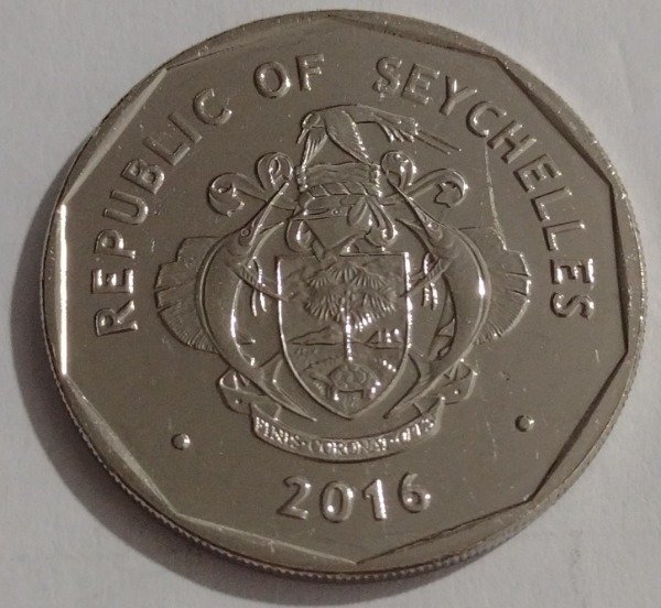 Producto - Seychelles 5 rupias 2016 - 1