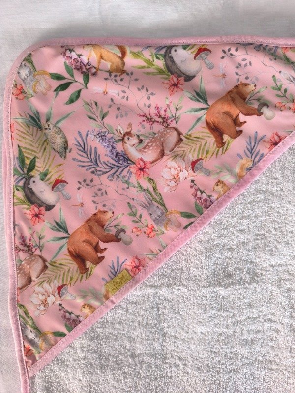 Producto - Toalla bosque encantado rosa viejo