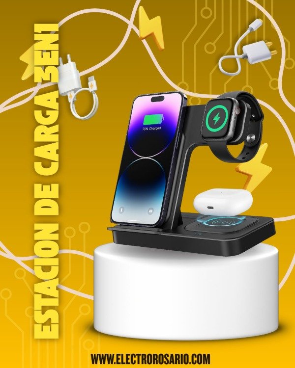 Producto - ESTACION DE CARGA 3EN1