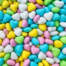 Producto - Corazón de Chocolate multicolor (a granel) "Palmesano" - 1 kg