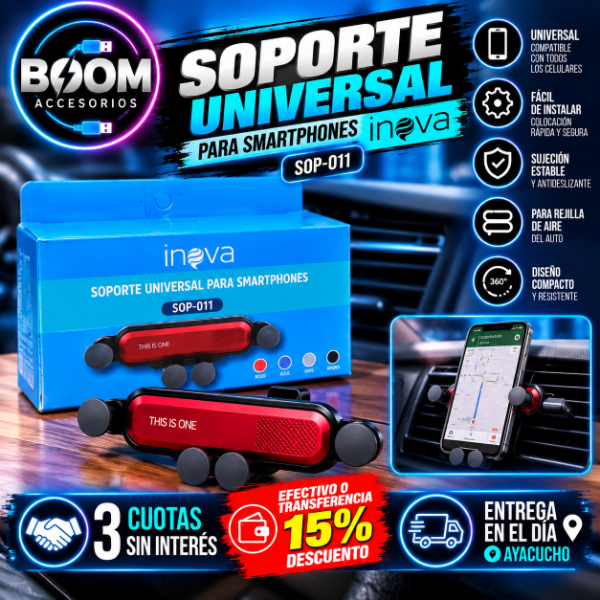 Producto - Soporte Universal Auto Inova Sop-011