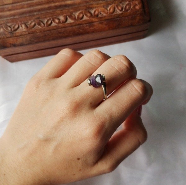 Producto - Anillo Amatista Alpaca
