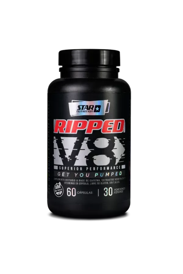 Producto - Ripped V8 Quemador - 60 Cápsulas