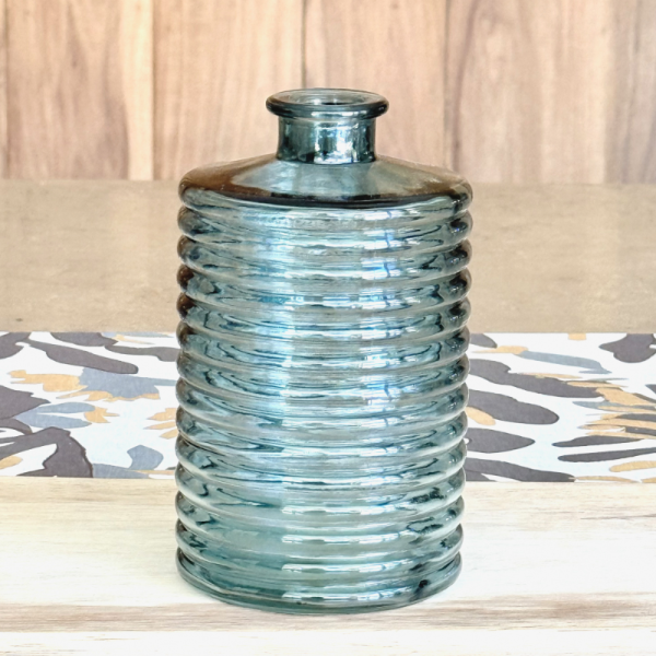 Producto - Florero/ Difusor "Ruedas" H15cm Azul