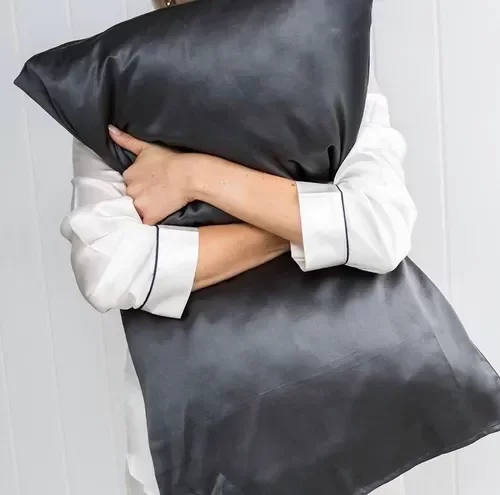 Producto - Funda almohada Satén negra