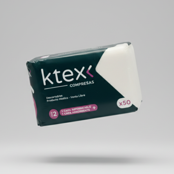 Producto - Compresas Pack X50 unid. - Ktex