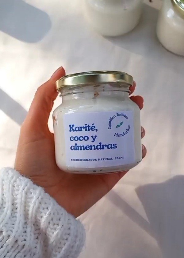 Producto - Crema capilar Almendras, Coco y Karité