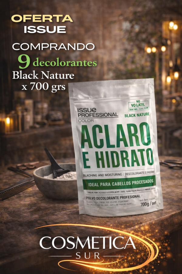 Producto - promo issue x 9 decolorantes black Nature x 700 grs