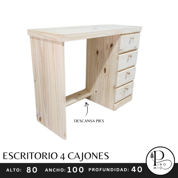 Producto - ESCRITORIO 4 CAJONES
