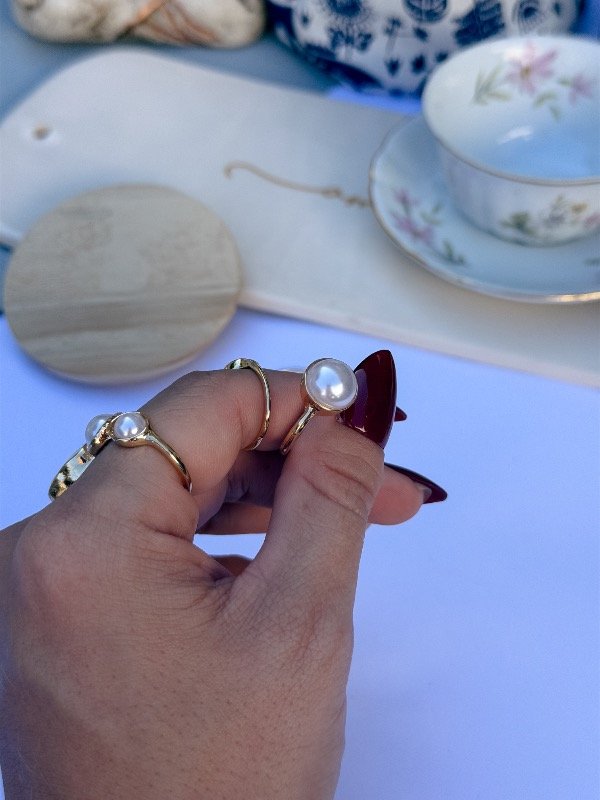 Producto - Anillo Perla Nácar Grande