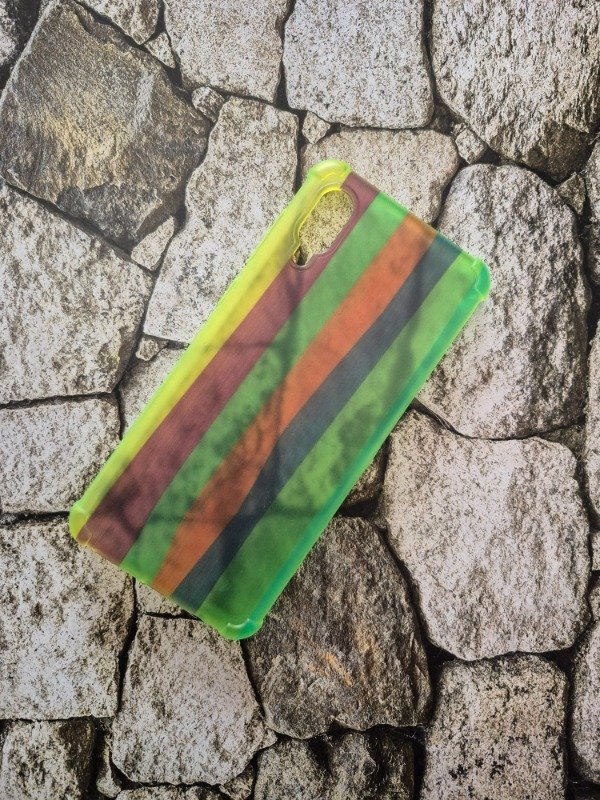 Producto - Funda tpu arcoiris Samsung A02 verde