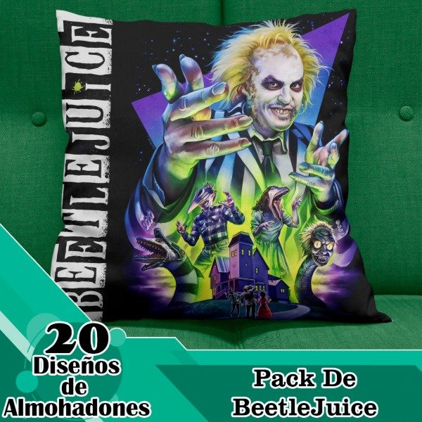 Producto - Diseños Digitales / Plantillas Para Almohadones De BeetleJuice