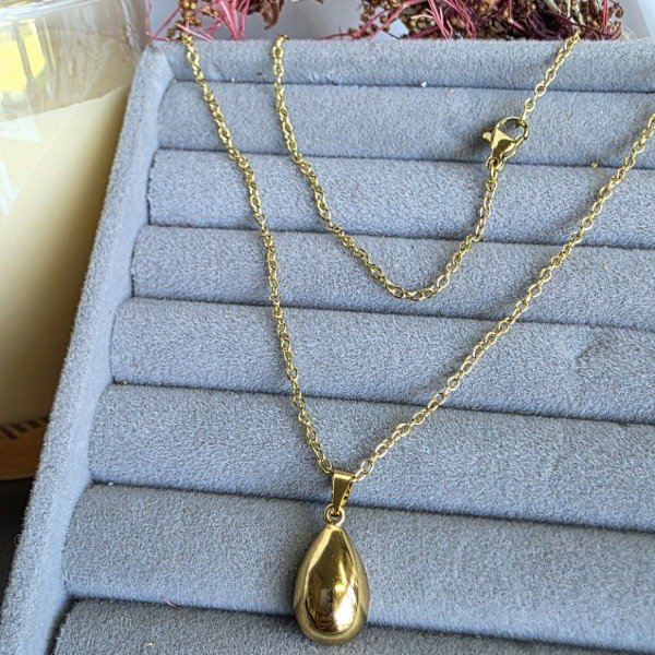 Producto - Cadena Ac.Dorado espejito x40cm