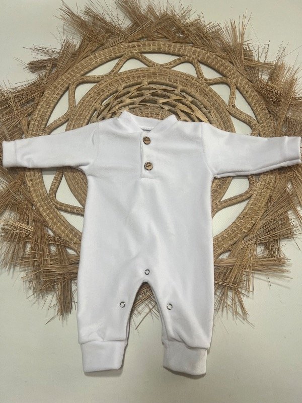 Producto - Enterito BC plush Liso blanco