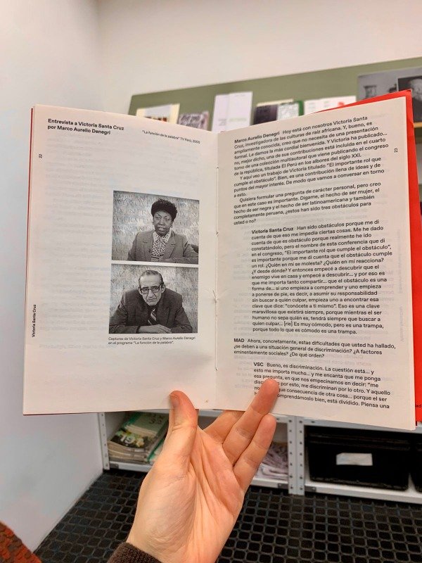 Producto - Rítmica tensión: ensayos y entrevistas de Victoria Santa Cruz (Otra Sinceridad)
