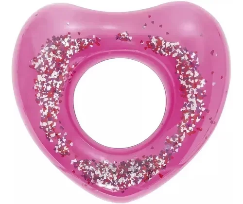 Producto - FLOTADOR BESTWAY FLOATIN FASHION BOLSA CORAZON C/BRILLO