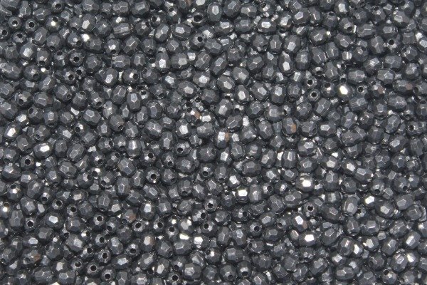 Producto - Bolitas Facetadas Negro 4 mm