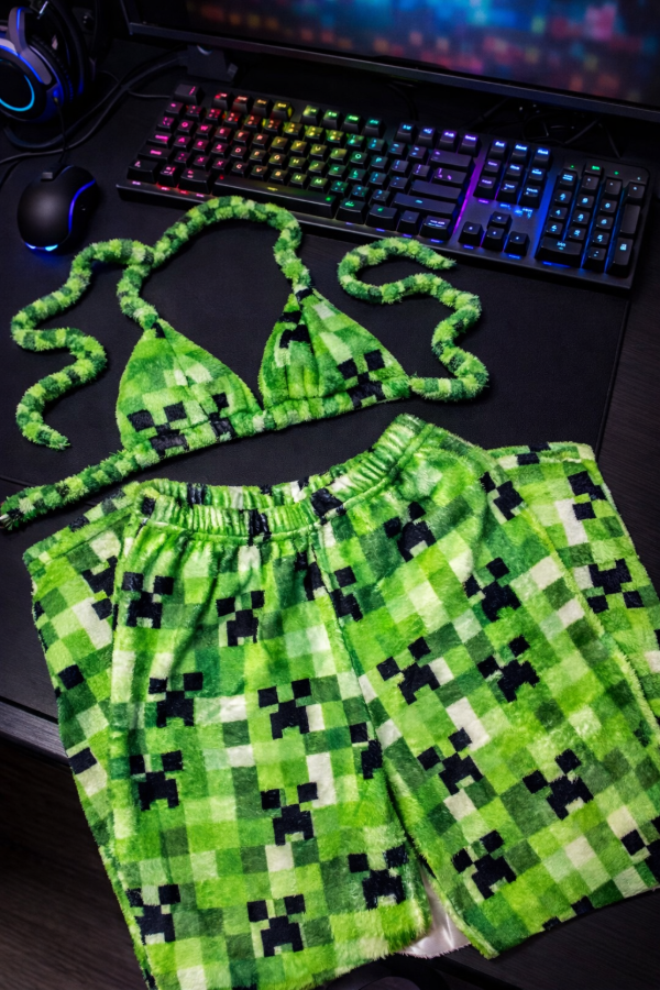 Producto - Pantalón polar soft gamer pixel Dama