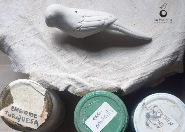 Producto - Pájaro Colgante de Cerámica  Para Pintar Souvenir Decoración POR ENCARGO - 5