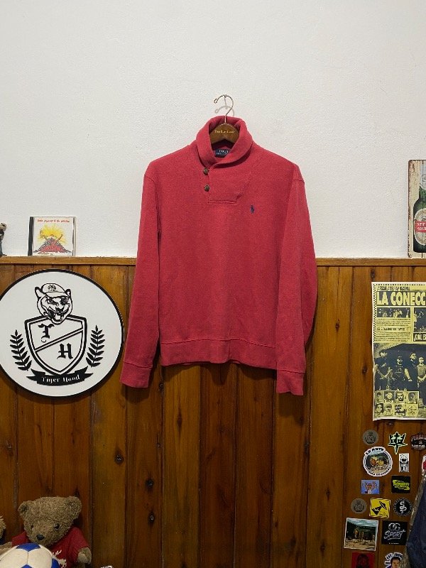 Producto - POLO RALPH LAUREN SWEATER TORTUGA ROJO (S)