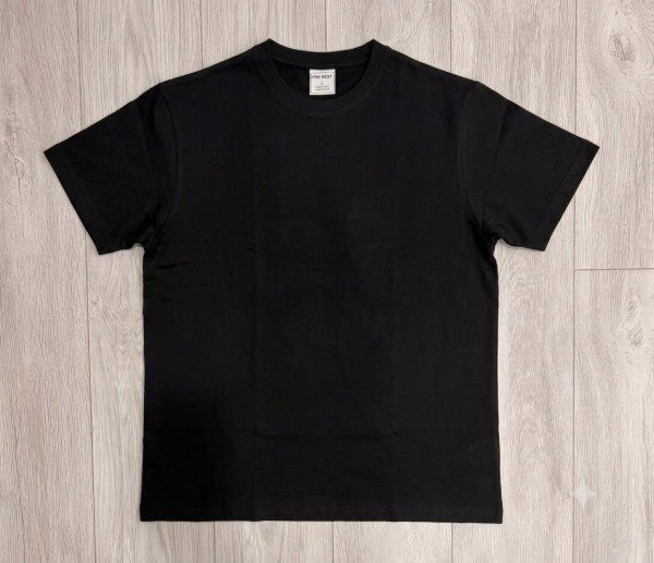 Remera hombre con manga corta solo negro