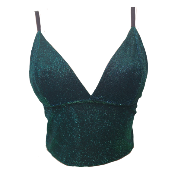 Producto - Top full glitter verde