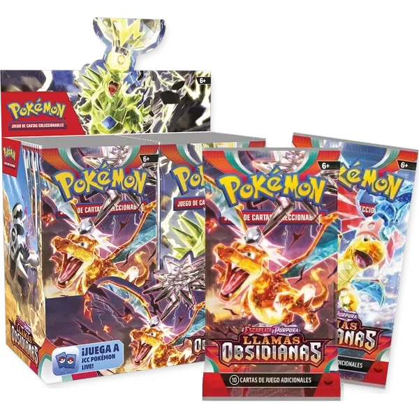 Producto - Obsidian Flames Booster Box ESPAÑOL