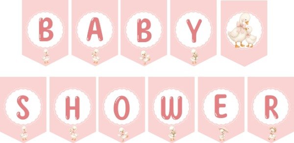 Producto - BANDERIN PATITOS BABY SHOWER