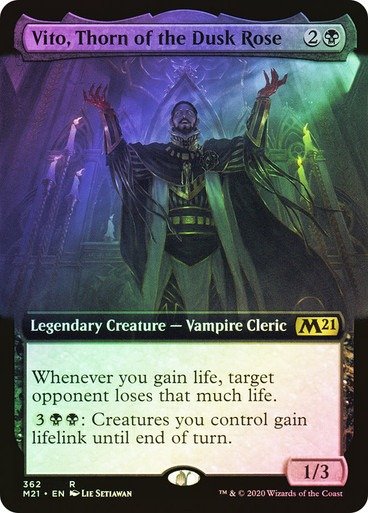 Producto - Vito, Thorn of the Dusk Rose (Extended Art Foil)