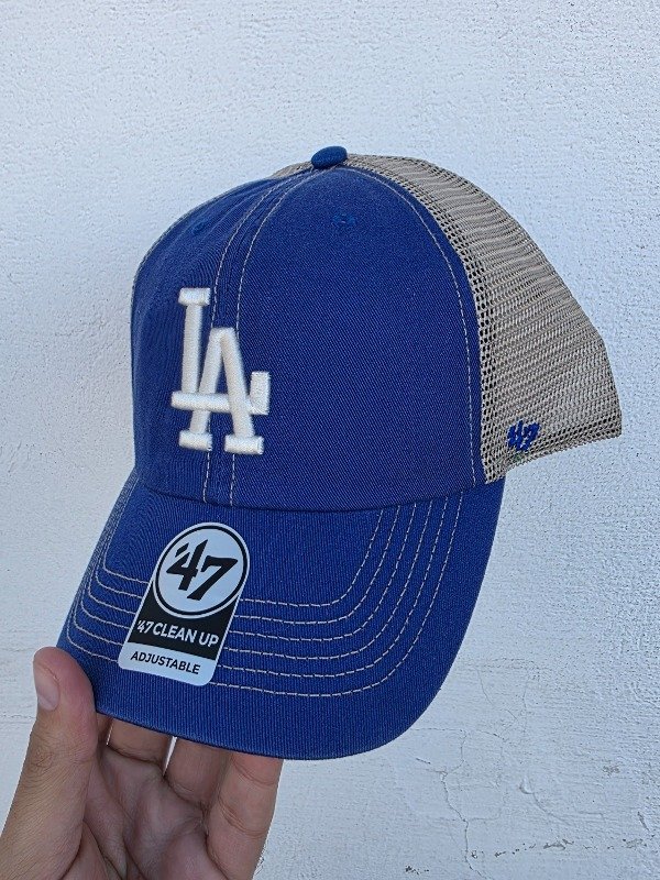 Los Angeles Dodgers vintage '47 brand clean up trucker ajustable
