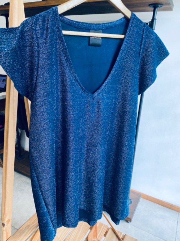 Producto - Remera lurex blue