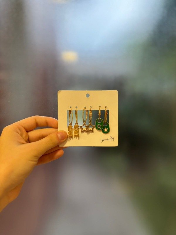 Producto - 3 Pares de aros III