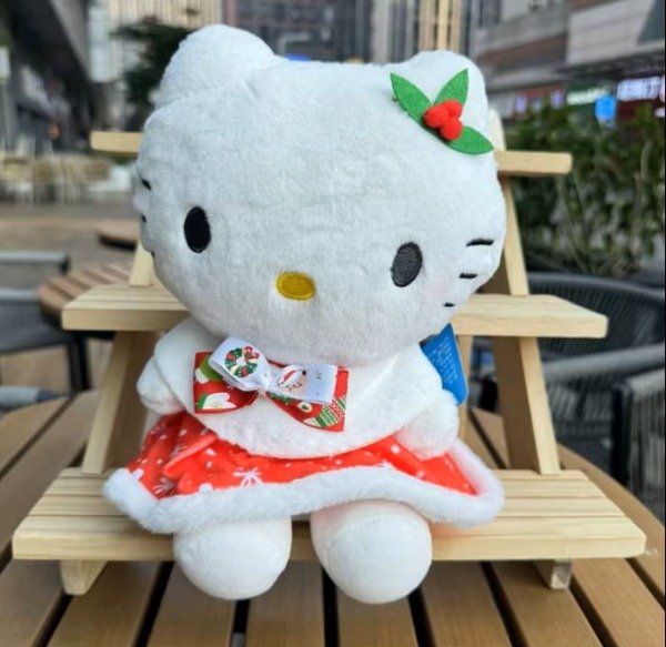 Producto - Hello Kitty navidad bufanda roja peluche 24cm