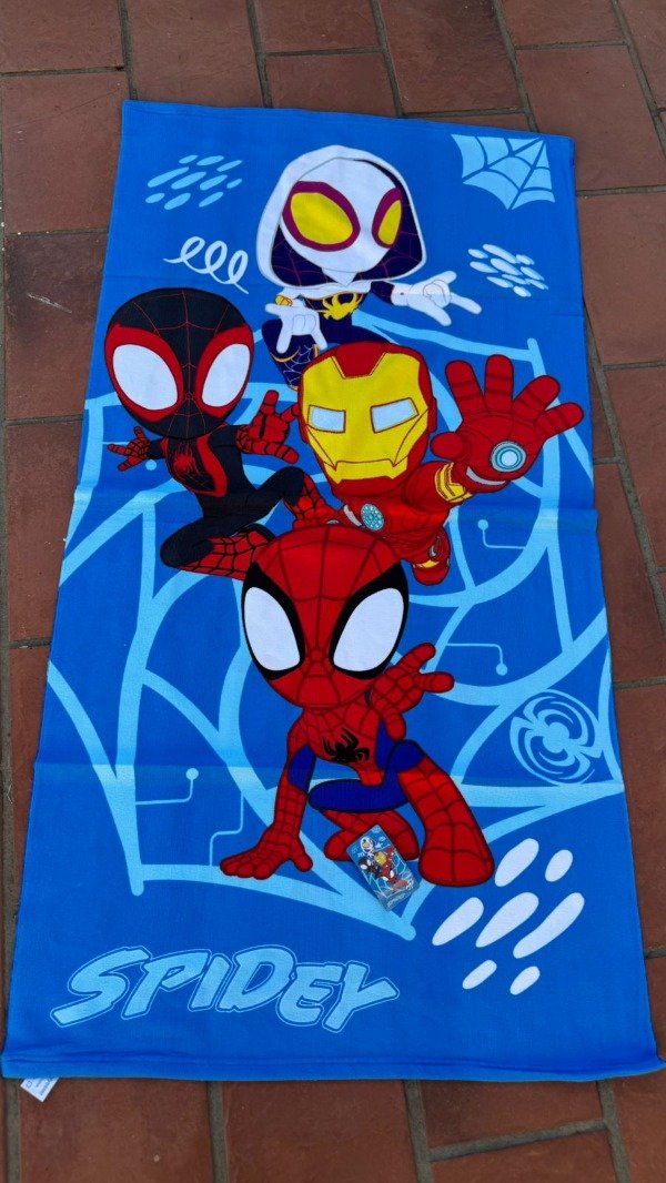 Producto - Toallon microfibra Spidey