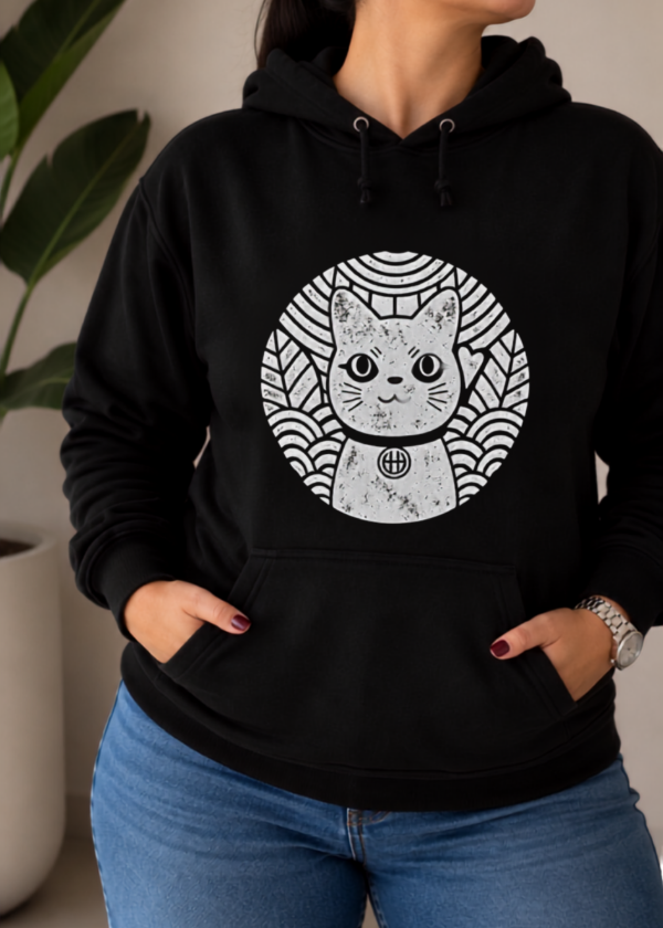 Producto - Buzo Canguro Oversize Negro - 3