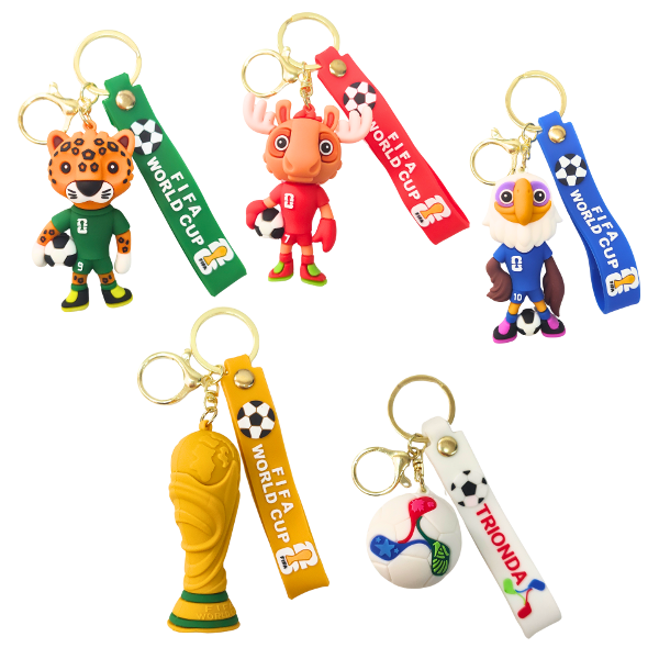 Producto - Llaveros de Goma COPA DEL MUNDO 2026
