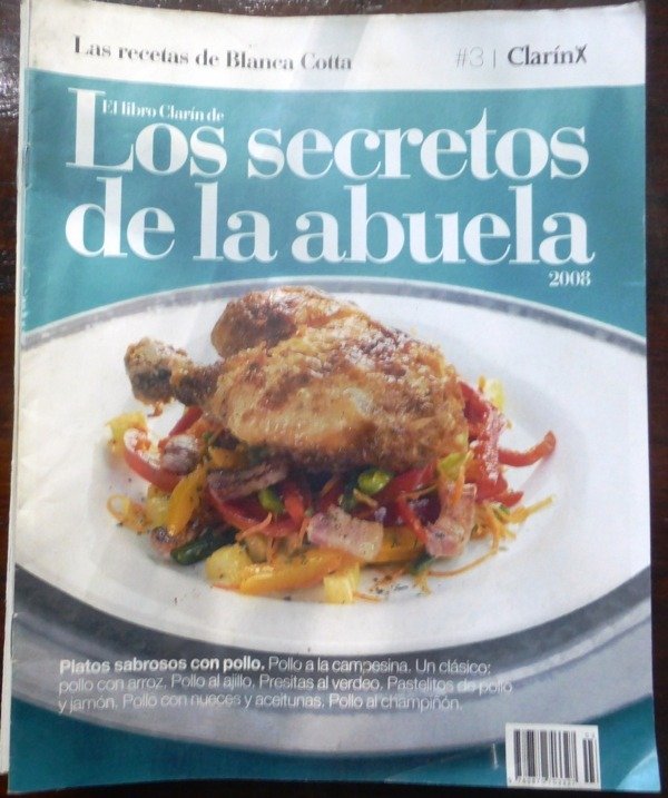Producto - LOS SECRETOS DE LA ABUELA - 2008 -  COCINA - FASCICULO 3 - BLANCA COTTA - CLARIN