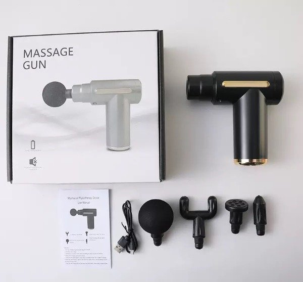 Producto - C-474 MASAJEADOR GUN 4PCS CHICO X1U