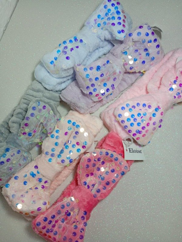 Producto - Vincha para skincare brillos