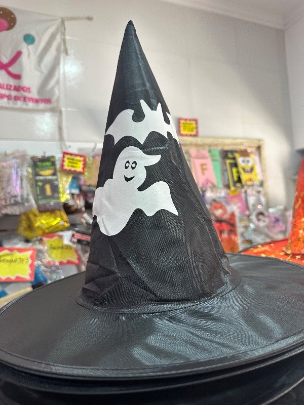 Producto - Sombrero bruja Halloween fondo negro diseños - 3