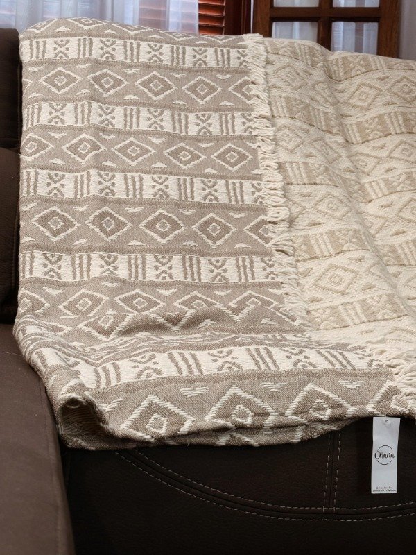 Producto - Manta rombos reversible