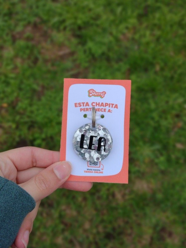 Producto - Chapita sirena plata